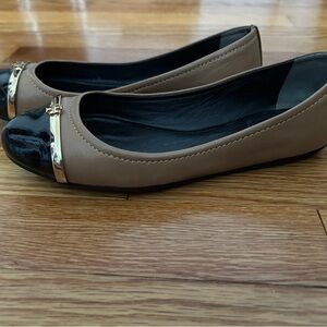 Tory Burch Two-Tone Cap Toe Flats